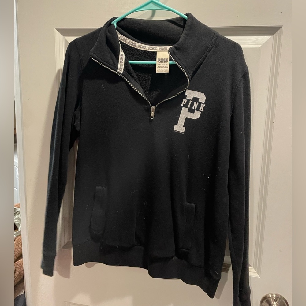 Victoria secrets PINK. Quarter zip sweater
